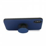 Wholesale iPhone Xs / X Pop Up Grip Stand Hybrid Case (Black)